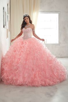 Iridescent Organza, Quinceanera Collection, Sweet 15 Dresses, Quinceñera Dresses, 15 Dresses Quinceanera, Quinceanera Dresses Pink, 2020 Style, Pretty Quinceanera Dresses, Quince Dress