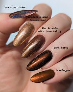 Metallic Nail, Metallic Nail Polish, Sands Of Time, Spring Nail Designs, Nail Shimmer, Metallic Luster, Metallic Nails