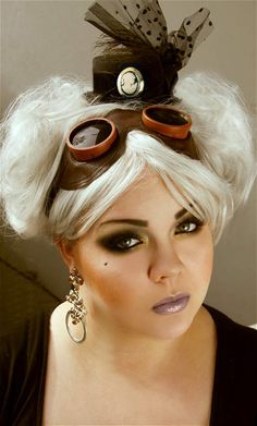 Makeup your Jangsara: Look for Fun: Steam punk...this blog is awesome and she tells you where she buys everything Punk Costume, Steampunk Goggles