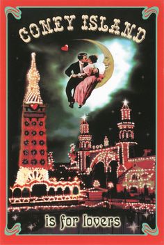 a poster for the movie's title, is it for lovers? with an image of a man and woman on top of a moon