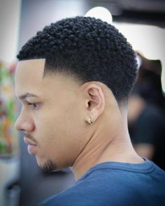 Fade Haircut Curly Hair