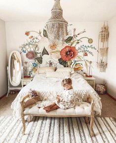 Bloom Wallpaper, Bedroom Design Trends, Stylish Bedroom Design, Bedroom Trends, Room Painting, Painting Decor, Top Ideas, Bohol