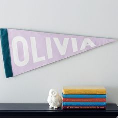 A fun addition to the wall, door or pinboard, this colorful canvas pennant displays their name for a playful personalized decor. KEY PRODUCT POINTS Made of cotton canvas. Hangs from split rings. PERSONALIZATION DETAILS Personalization is included up to nine characters. Dimensional Wall Decor, Decor Pottery, Emily And Meritt, Toddler Girl Room, Pennant Flags, Dimensional Wall, Pennant Flag, Baby Bedding Sets, Playroom Furniture