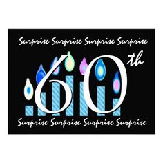 the 60th birthday candle sticker for someone's special surprise in their life,