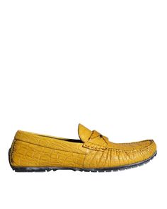 Dolce & Gabbana  Men's Crocodile Embossed Leather Loafers1