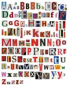 the alphabet is made up of letters and numbers