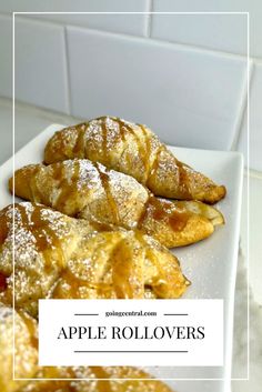 Apple Rollover Snack Recipe near Philadelphia Apple Appetizers, Cinnamon Crescent Rolls, Snack For Kids, Snack Foods, Egg Wash, Crescent Rolls, Cookie Sheet