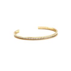 14k gold or rhodium plated cubic zirconia lined slim cuff bracelet. Slightly adjustable. Script Necklace, Metal Cuff Bracelet, Enamel Necklaces, Charm Set, Metal Bracelets, Heart Bracelet, Signet Ring, Heart Earrings, Charm Earrings