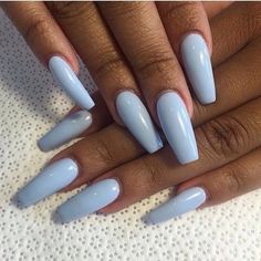 Ongles Beiges, Coffin Nails Matte, White Nail Polish, White Nail, Best Acrylic Nails, Powder Nails, Gorgeous Nails, Cute Acrylic Nails