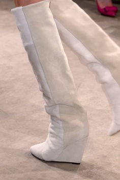 Isabel Marant Fantasy Shoes, Wedges Boots, Isabel Marant Boots, Stylish Outfit, White Boots, Shoes Baby