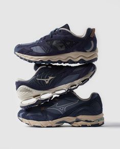 Mizuno A Color, Sport Fashion, Blue Grey, Color Palette, Texture, Boots, Sneakers, Grey