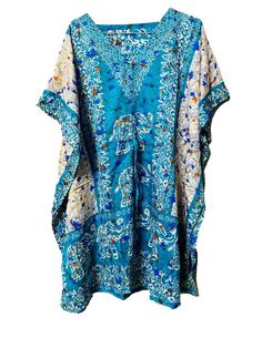 #dress Festive Printed Dresses With Kimono Sleeves, Festive Printed Dress With Kimono Sleeves, Multicolor Tunic Dress For Eid, Bohemian Dresses With Kimono Sleeves For Eid, Floral Print Vacation Dress For Eid, Floral Print Dress For Eid Vacation, Bohemian Printed Tunic For Eid, Floral Print Beach Dress For Eid, Flowy Festive Kaftan