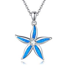 PRICES MAY VARY. Design: The design of this starfish necklace is inspired by the sea. From this necklace, you can feel the charm of marine life and dream about the beautiful beach. Material:Starfish Necklace:Made of 925 sterling silver, hypoallergenic, tarnish resistant,nickel-free,lead-free,cadmium-free,suitable for long-term wear,not contain any allergic element. Size:Starfish Necklace:0.75*0.14 inch(19* 3.65 mm),Packaging: 1x Starfish jewelry; 1 x polishing cloth and 1 x exquisite gift box. I Starfish Jewelry, Ocean Necklace, Starfish Pendant, Starfish Necklace, High Quality Jewelry, Starfish, Elegant Gift, Pendant Jewelry, Ideal Gift