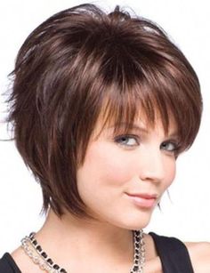 Haircut For Square Face, Haircut Styles For Women, Short Haircut Styles, Short Brown Hair, Best Short Haircuts, Penteado Cabelo Curto, Short Hair With Bangs