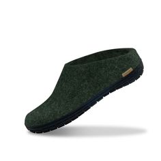 Slip-on with natural rubber sole - black - Forest Slipper Shoes Women, Felted Wool Slippers, Declaration Of Love, Long Way Home, Outdoor Slippers, Wool Slippers, Felted Slippers, Open Toed Heels, Slipper Shoes