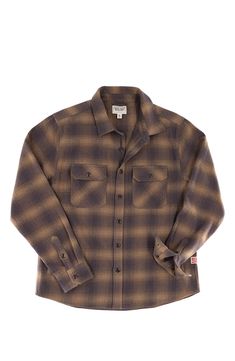 Layer through the seasons in this versatile plaid shirt-jacket that's extrasoft thanks to cotton twill and and a roomy fit. 29" length Front button closure Point collar Long sleeves with button cuffs Chest button-flap patch pockets; side-seam pockets 100% cotton Machine wash, tumble dry Imported Fall Plaid Cotton Shacket, Plaid Outerwear With Button Closure And Spread Collar, Relaxed Fit Flannel Shirt For Workwear In Fall, Brown Relaxed Fit Flannel Shirt For Workwear, Cotton Flannel Shirt With Button Closure For Fall, Fall Flannel Shirt With Snap Buttons For Work, Fall Flannel Work Shirt With Snap Buttons, Plaid Cotton Shacket With Button Closure, Classic Plaid Flannel Shirt With Relaxed Fit