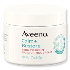 Calm + Restore Redness Relief Cream, Face Moisturizer - CALM RESTORE REDNESS MOISTURE 1.7OZBenefitsMoisturizing cream instantly calms, soothes, & reduces the appearance of redness on the faceFace cream features feverfew & oat in a calming, nourishing formula to soothe irritated, dry skinCalm + Restore Redness Relief moisturizer is both dermatologist-tested & tested on sensitive skinCalm + Restore Redness Relief moisturizer from a dermatologist-recommended brand for over 70 yearsKey IngredientsGe Homemade Wrinkle Cream, Healing Dry Skin, Moisturizer For Sensitive Skin, Beautiful Skin Care, Safe Skincare, Cream Face, Moisturizing Face Cream, Moisturizing Cream, Facial Cream