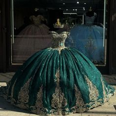 #ad Premium Quality Green Quinceanera Dresses Gold Lace Applique Sequin Layered Sweet 16 Ball Gowns, Fashion Women's Dresses Sweet 16 Ball Gowns, Quinceanera Dresses Green, Sweet 16 Ball, Princess Quinceanera Dresses, Ball Gown Gold, Green Quinceanera, Corset Ball Gowns, Green Quinceanera Dresses, Quinceanera Dresses Gold