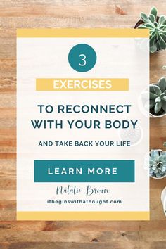 Most of us spend little time focused on how we feel in our bodies and instead spend our time and energy focusing on how our body looks to others. Read on to learn how we've become disconnected from ourselves and three exercises to reconnect. Feeling Disconnected, A Thought, Coaching Program, What You Eat, Life Coaching, Our Body, Journal Ideas, Healthy Habits, Life Coach