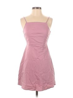 Forever 21 Cocktail Dress Size: Small Pink Dresses - used. No Fabric Content, Mini, Square, Solid, Short, Sleeveless | Forever 21 Cocktail Dress: Pink Solid Dresses - Size Small Cheap Forever 21 Mini Cocktail Dress, Cocktail Dress Pink, Pink Casual Dress, Pink Dress Casual, Pink Cocktail, Pink Cocktail Dress, Pink Solid, Pink Dresses, Solid Dress