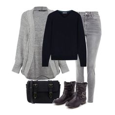 Grey Cardigan Outfit Winter, Grey Jeans Winter Outfit, Grey Jeans Outfit Winter, Outfits With Cardigans, Outfits With Grey Cardigan, Preppy Wardrobe, Good Morning Today, Grey Knit Cardigan, Everyday Clothes