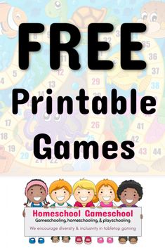 the free printable game for homeschool homeschoolinng and preschooling