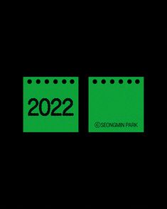 two green stickers with the numbers 2012 and 2012 on them are shown in black