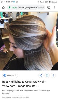 Blond Balayage, Ash Blonde Balayage, Covering Gray Hair, Dirty Blonde Hair, Ash Blonde Hair, Trendy Hair Color, Grey Hair Color, Hair Color And Cut, Hair Done