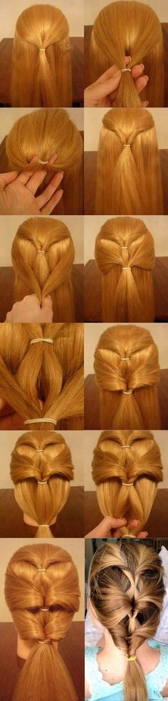 Peinados Fuller Ponytail, Hairstyle Diy, Types Of Hair, Easy Hairstyle, No Heat, Diy Hair, Model Hair, Ponytail Hairstyles