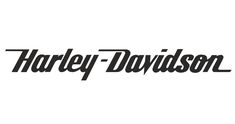 the logo for harley davidson on a white background