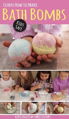 Bath Boms, Săpunuri Handmade, Bombe Recipe, Spa Birthday, Bath Bomb Recipes, Easy Meals For Kids, Homemade Bath Products, Kids Bath, Mason Jar Diy