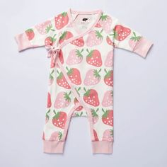 Kimono Tie One-Piece - Monica + Andy Baby Rompers, Baby 2, Organic Baby Clothes, Print Kimonos, Family Pajamas, Pajama Top, Romper Pants, Maternity Wear, Organic Baby