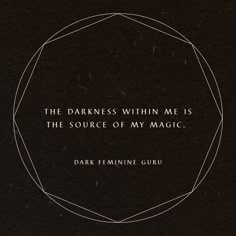 i am the dark moon, the shadow self, the embodiment of the unknown