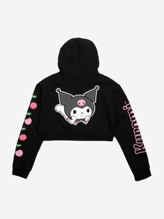 Kuromi Outfit, Kuromi Clothes, Sanrio Clothes, Sour Cherries, Sanrio Stuff, Jester Hat, Birthday Stuff, Pink Skull, Puff Print