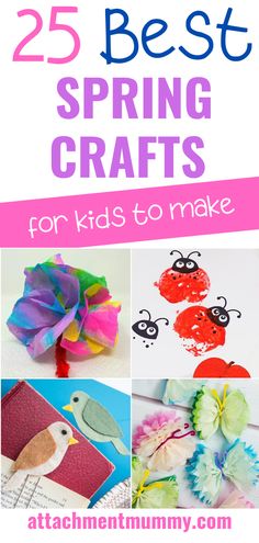 25 best spring crafts for kids to make