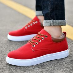 Videon Men's Casual Sneakers | Ultrasellershoes.com – Ultra Seller Shoes Men's Outfit By Occasions, Style Gentleman, Men's Business Outfits, Mens Summer Shoes, Men's Bottoms, Goth Style, Mens Canvas Shoes, Tie Men's, Mens Fashion Urban