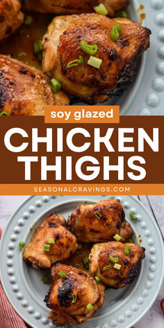 Enjoy the juiciest, tender Soy Glazed Chicken Thighs, perfect for the best comfort food recipes and healthy dinner options. Easy to prepare, this dish fits healing diets like Whole30, paleo, and keto—ideal for a wholesome and satisfying meal! Soy Glazed Chicken, Glazed Chicken Thighs, Healing Diet, Healthy Dinner Options, Healthy Chicken Recipes Easy, Glazed Chicken