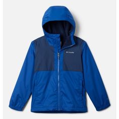 A lightweight, warm jacket ready for the playground with fleece lining and a critically seam-sealed construction that keeps wet weather at bay. Rain Parka, Kids Winter Jackets, Fleece Lined Jacket, Sportswear Fashion, Boys Bottoms, Boys Jacket, Columbia Sportswear, Line Jackets, Girls Jacket