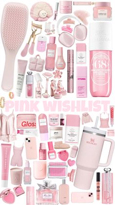 🩷🩷#pink #beauty #wishlist #wishlistideas Wishlist Pink, Pink Wishlist, Pink Princess Aesthetic, Cute Christmas Ideas, Preppy Gifts, Beauty Wishlist, Face Care Routine, Sephora Skin Care