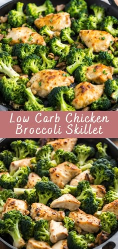 Low Carb Chicken Broccoli Skillet Recipe This Low Carb Chicken Broccoli Skillet recipe is an ideal one-pan meal that’s quick, satisfying, and incredibly healthy. With tender, juicy chicken, crisp-tender broccoli, and a creamy, flavorful sauce, this dish offers a delicious combination of textures and flavors without the carbs! Perfect for keto and low-carb lifestyles, this […] Low Grain Meals, Keto Chicken Meal Prep Recipes, Broccoli Chicken Recipes Healthy, Low Carb Recipes With Broccoli, High Protein Chicken And Broccoli, Low Calorie Entrees, Chicken Broccoli Skillet Recipes, Chicken Meal Prep Recipes Low Carb, Healthy Steak Dinner Recipes Low Carb