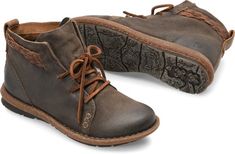 A vintage-inspired walking boot ornamented with a natural braided strap. Rugged Lace-up Boots With Stitched Sole For Fall, Fall Adventure Lace-up Boots With Round Toe, Adventure Lace-up Boots For Fall With Round Toe, Casual Brown Lace-up Boots With Round Toe, Casual Brown Lace-up Boots For Fall, Casual Brown Ankle-high Lace-up Boots, Fall Adventure Leather Lace-up Boots, Leather Lace-up Boots For Fall Adventure, Leather Lace-up Boots For Adventure In Fall