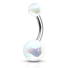 Unicorn Essence Classic Belly Rings - Basic Curved Barbell. Navel Rings Australia.