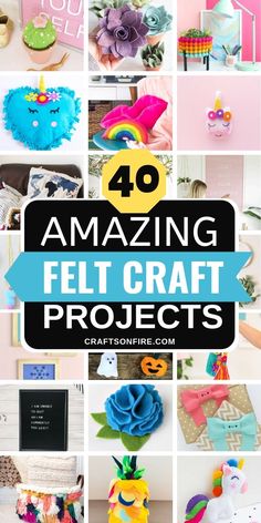 the top 10 amazing felt craft projects for kids