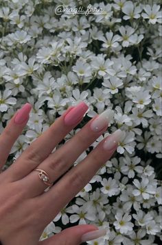 Pink Gel Nails, May Nails, Nails Beautiful, Punk Nails, Subtle Nails, Pointed Nails, Summer Nail Designs