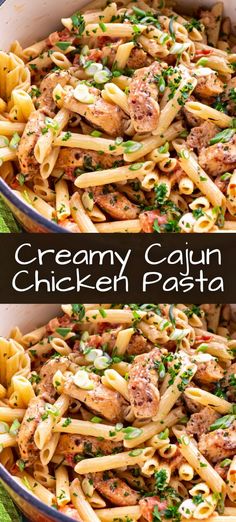 creamy cajun chicken pasta is an easy and delicious dinner recipe that's ready in under 30 minutes