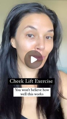 Face Yoga For Sagging Cheeks, Face Yoga For Cheeks, Face Yoga For Cheekbones, Apple Cheeks Exercise, Cheek Exercises Workouts, Cheek Lifting Exercises, Cheek Bone Exercises, Face Yoga Before And After, Slim Face Exercise