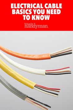 electrical cable basics you need to know