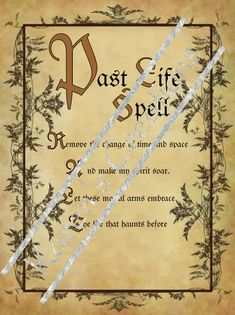 Past Life Spell, Herbs Recipes, Pooling Crochet, Health Spell, Sleep Spell, Truth Spell, Halloween Spell Book, Wish Spell, Banishing Spell