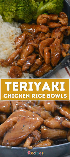 This simple and tasty 20-minute recipe of delicious rice plated with some broccoli and tender chicken full of garlicky goodness, made into these perfect Teriyaki Chicken Rice Bowls. With components you can easily find at home, put a twist on your dinner with an Asian touch.