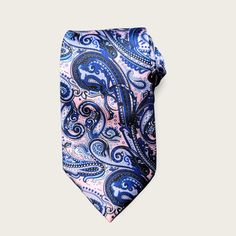 Treat yourself with a new pattern and splash of color to your look with this unique tie set. 100% Micro Fiber Handmade Package Includes: Tie Length: 59" Width: 3" Warm iron if needed Blue Paisley Print Ties For Black Tie Occasion, Blue Paisley Print Ties For Black Tie Events, Blue Paisley Print Tie For Black Tie Events, Blue Paisley Print Standard Tie, Blue Paisley Print Tie, Blue Paisley Print Ties For Business, Blue Paisley Print Business Ties, Blue Neckwear For Formal Spring Occasions, Blue Formal Neckwear For Spring